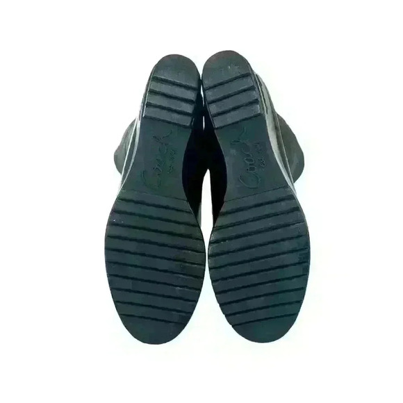 Coach Women's Black Quilted Mid-Calf Wedge Boots Size 7.5 Winter Casual - Picture 6 of 6